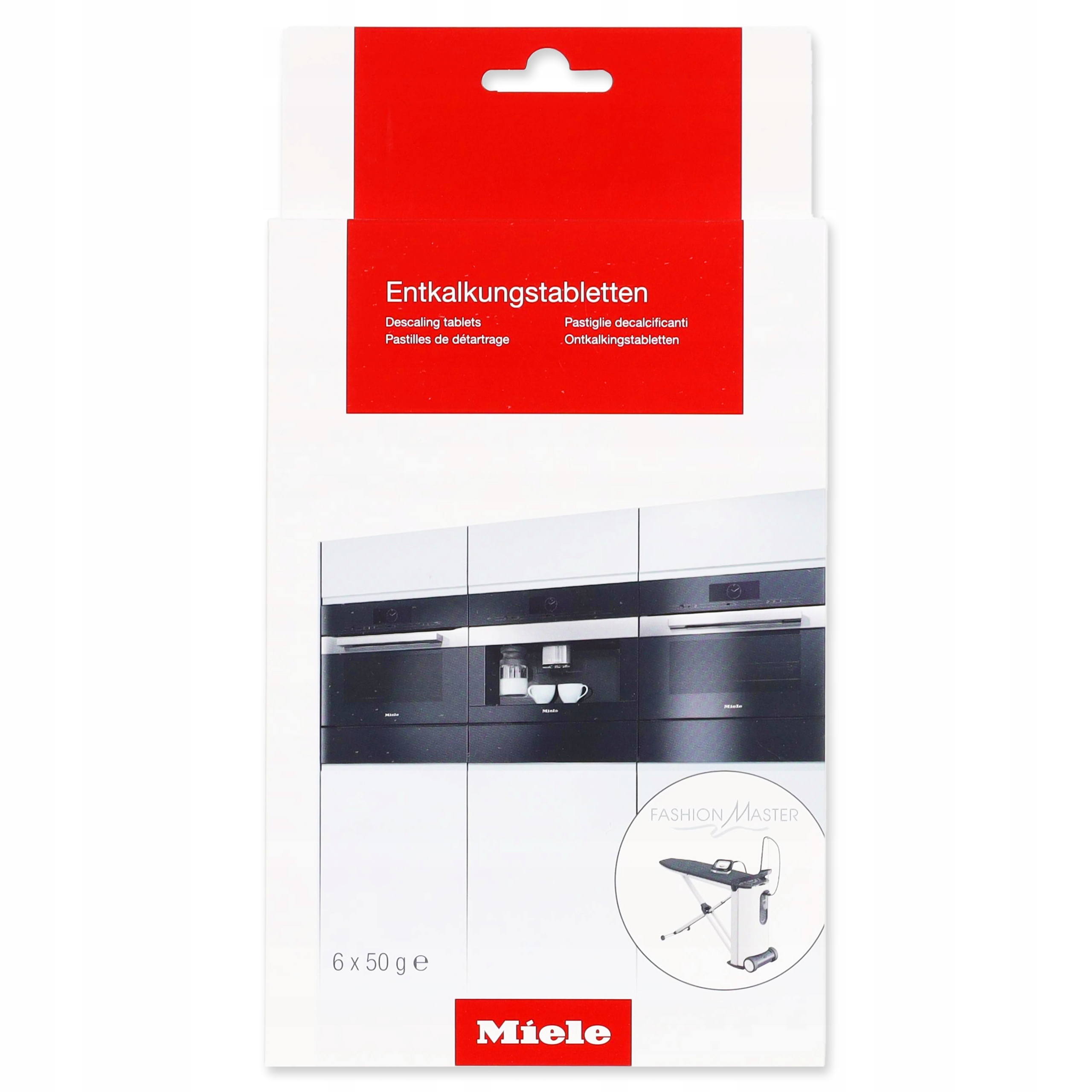 Odkamieniacz w tabletkach do ekspresów Miele w tabletkach 6x50g Pojemność 0.3 l