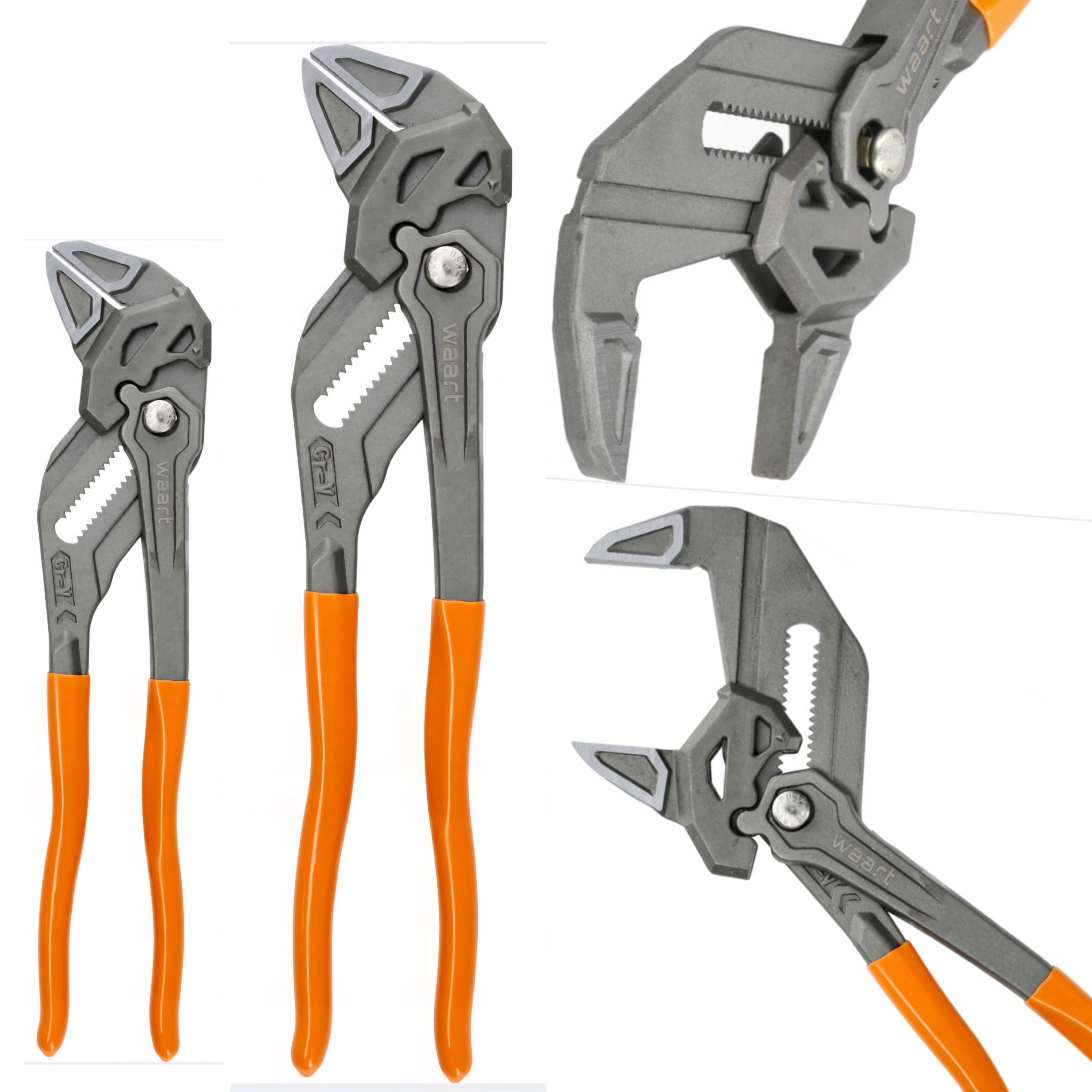 Zestaw Szczypce Nastawne Uniwersalne Do Śrub,nakrętek,rur 175, 250MM