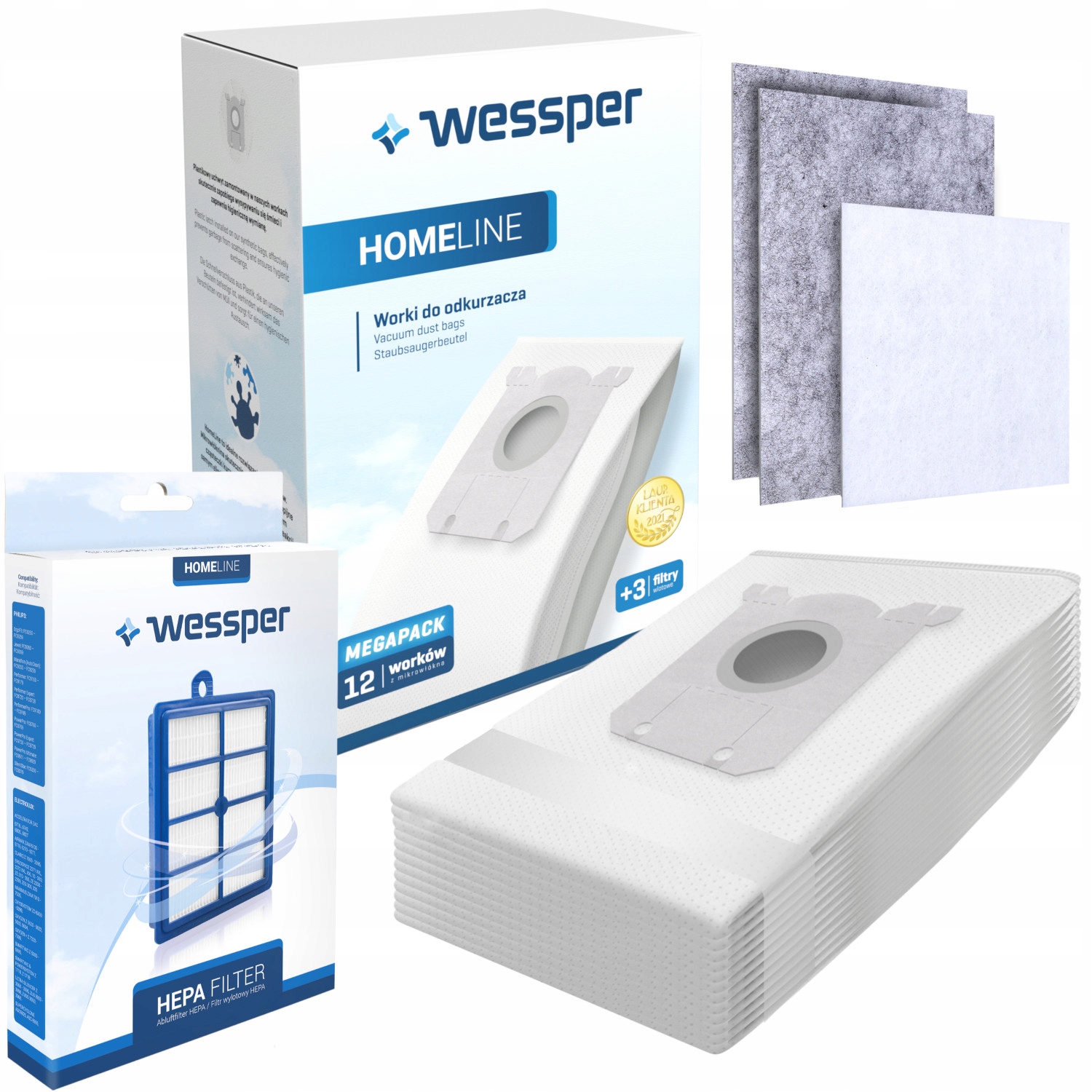

Worki filtr Hepa Aeg Electrolux Philips Bag