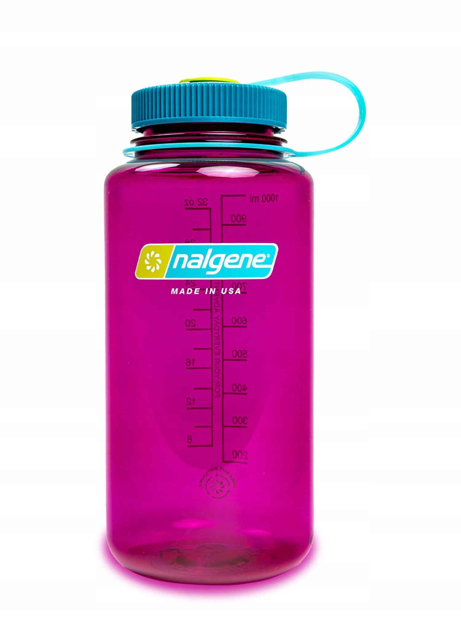 Butelka turystyczna na wodę Nalgene Sustain Wide Mouth 1000 ml eggplant