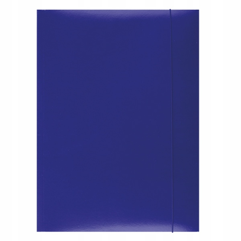 

Teczka z gumką karton A4 300gsm 3-skrz niebieska