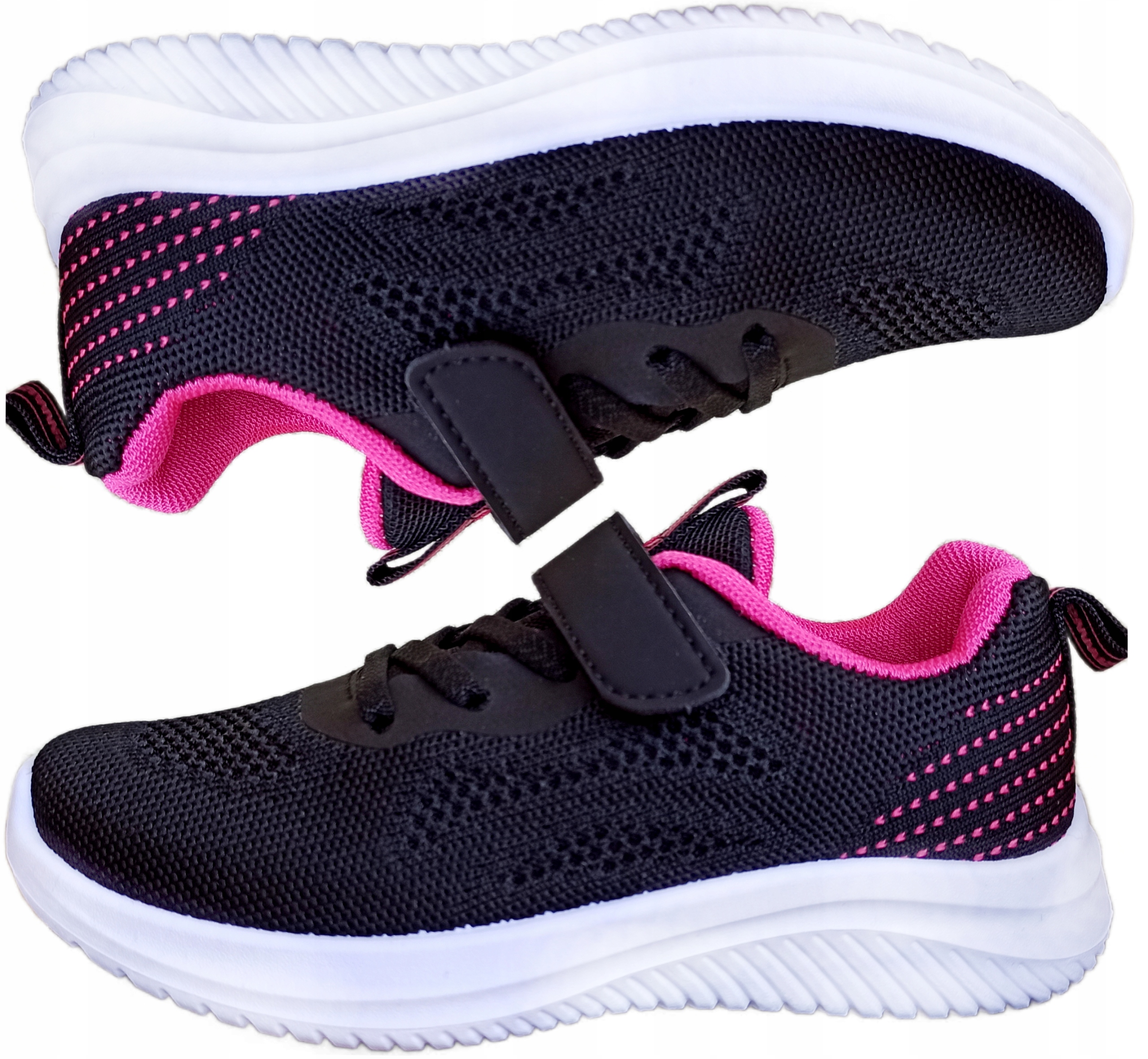 Odľahčená športová obuv, tenisky, detské tenisky r36 c ružové P1-157