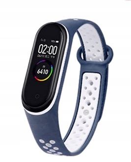 

Opaska Pasek Xiaomi Mi Band 5/6 Perforowana Granat