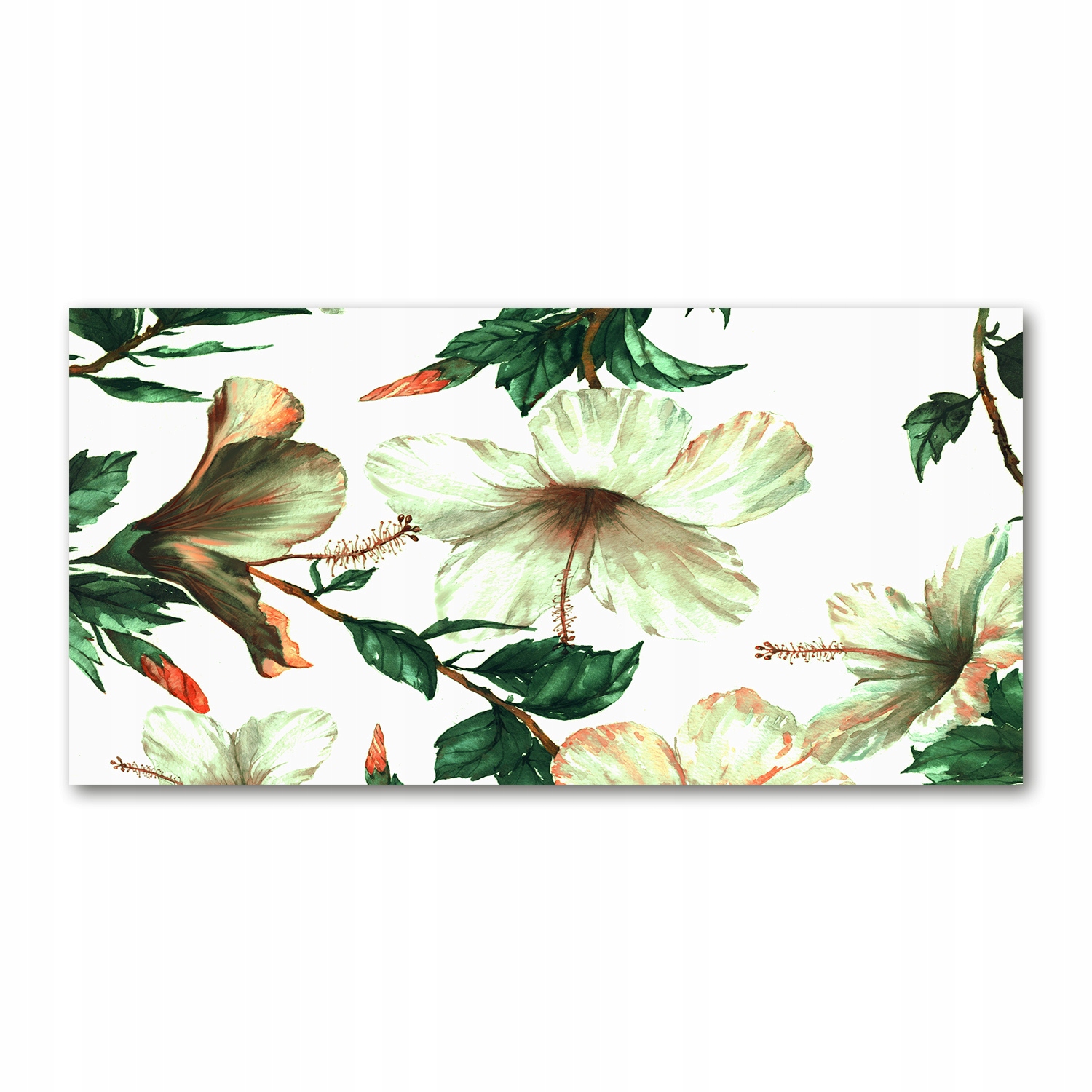 

Foto obraz duży akrylowy Kwiaty hibiskusa 140x70cm