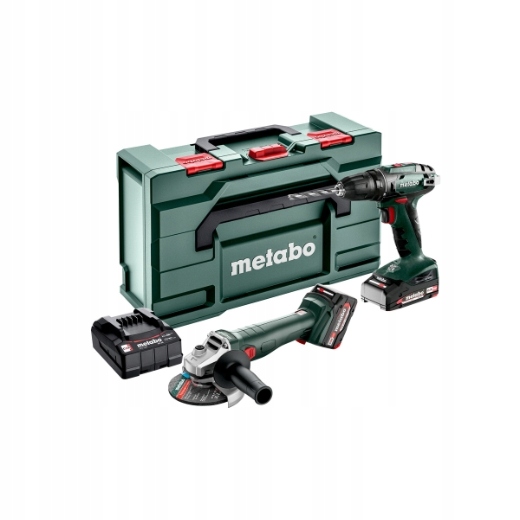 Metabo Sada Kombo 18V Šroubovák Bs 18 Bruska 18 L 9-125