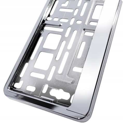 RAMKA CHROM POD TABLICE REJESTRACYJNE UE RAMKI DO TABLIC METALIZOWANE PL Producent Agmi