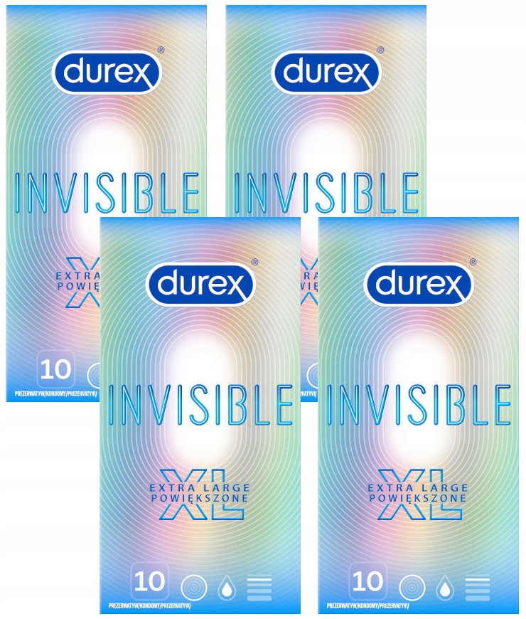

Prezerwatywy Durex Invisible XL powiększone 40 szt
