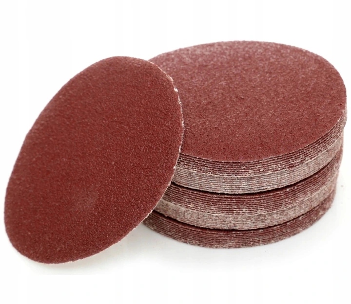 20 X Papier Ścierny Krążek Na Rzep Samoprzylepny Dysk Ścierny 125mm P100