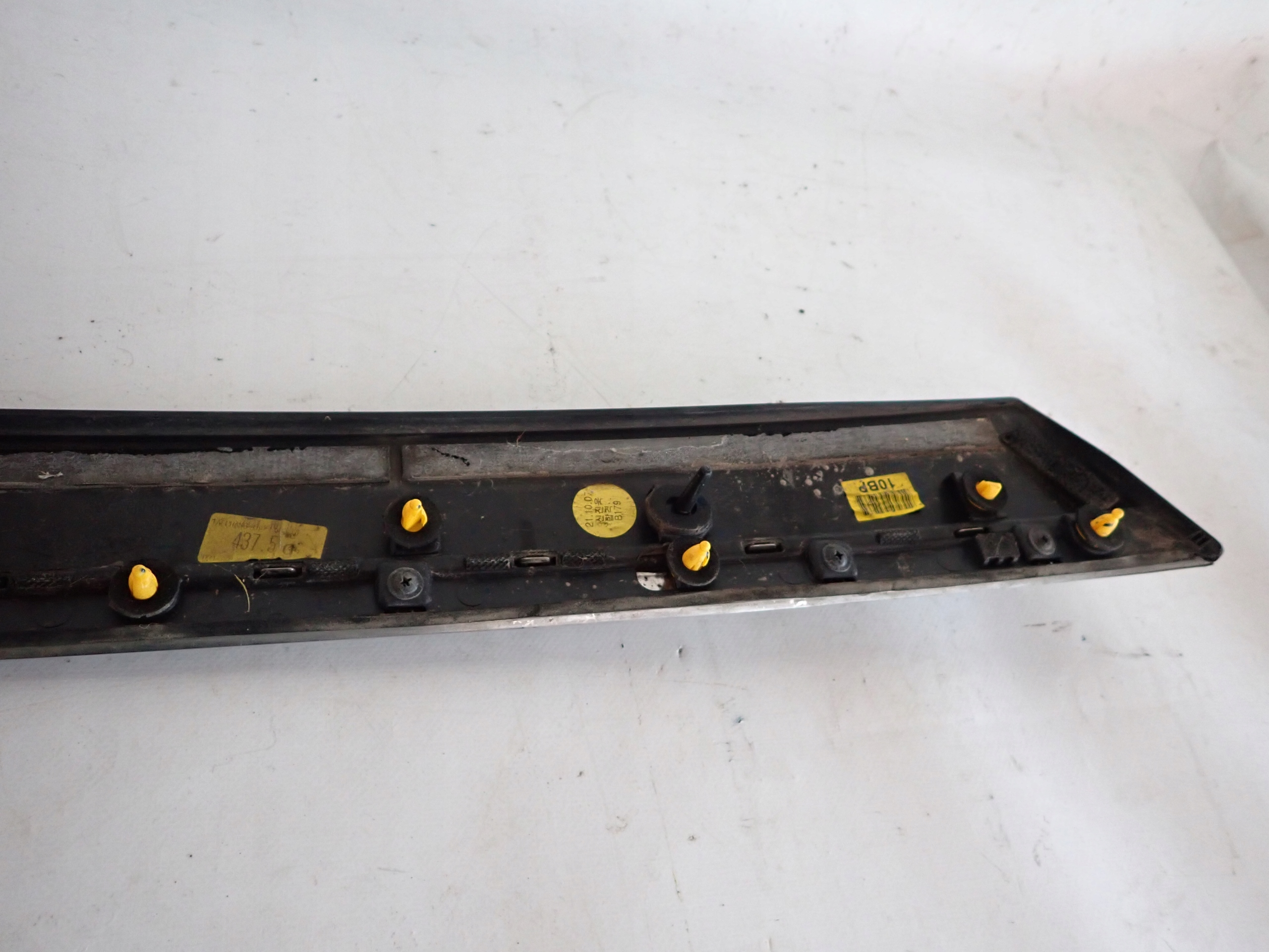 KIA EV6 21- cap bonnet rear part moulding CHROM