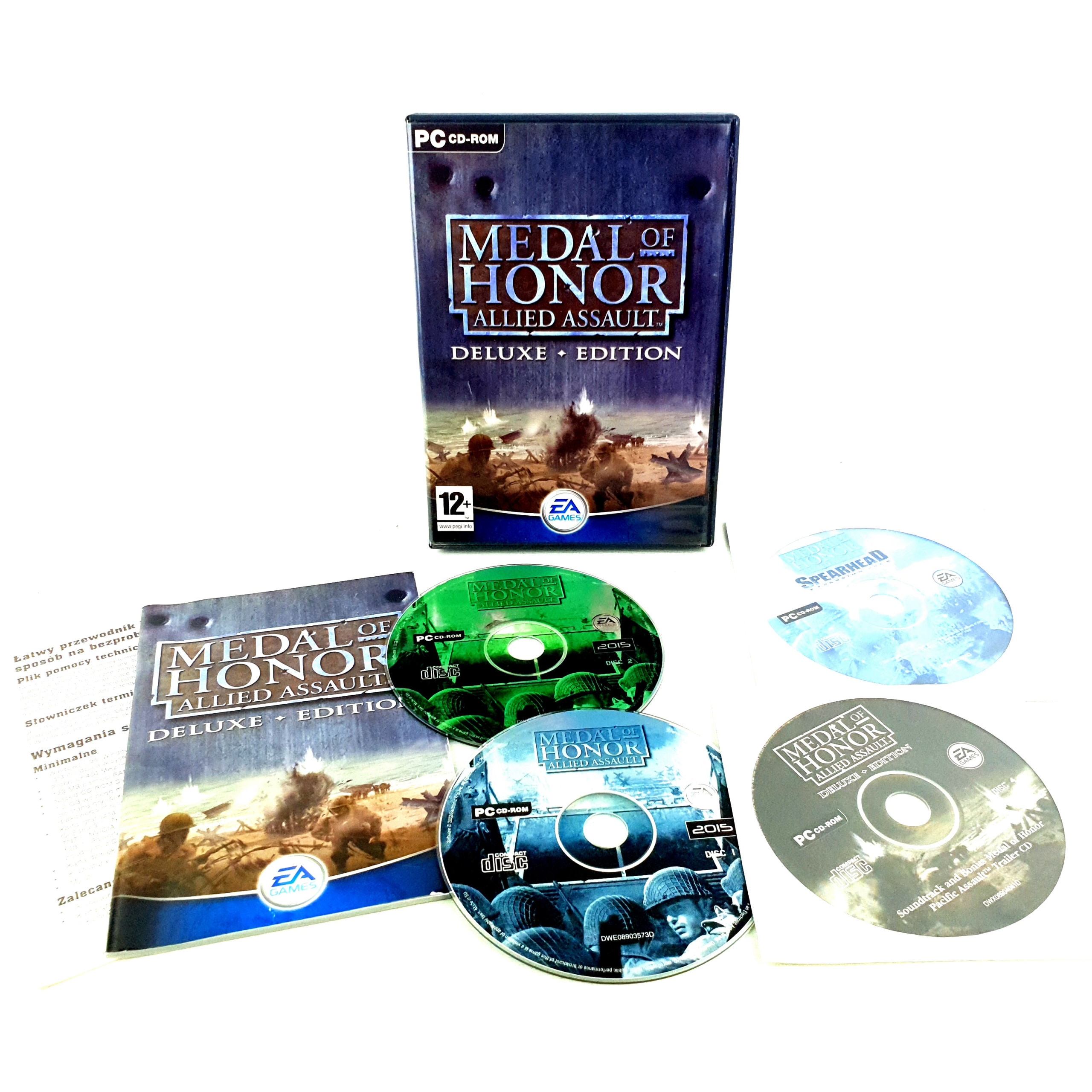 MEDAL OF HONOR ALLIED ASSAULT POLSKIE WYDANIE PL - Stan: używany 500 zł ...