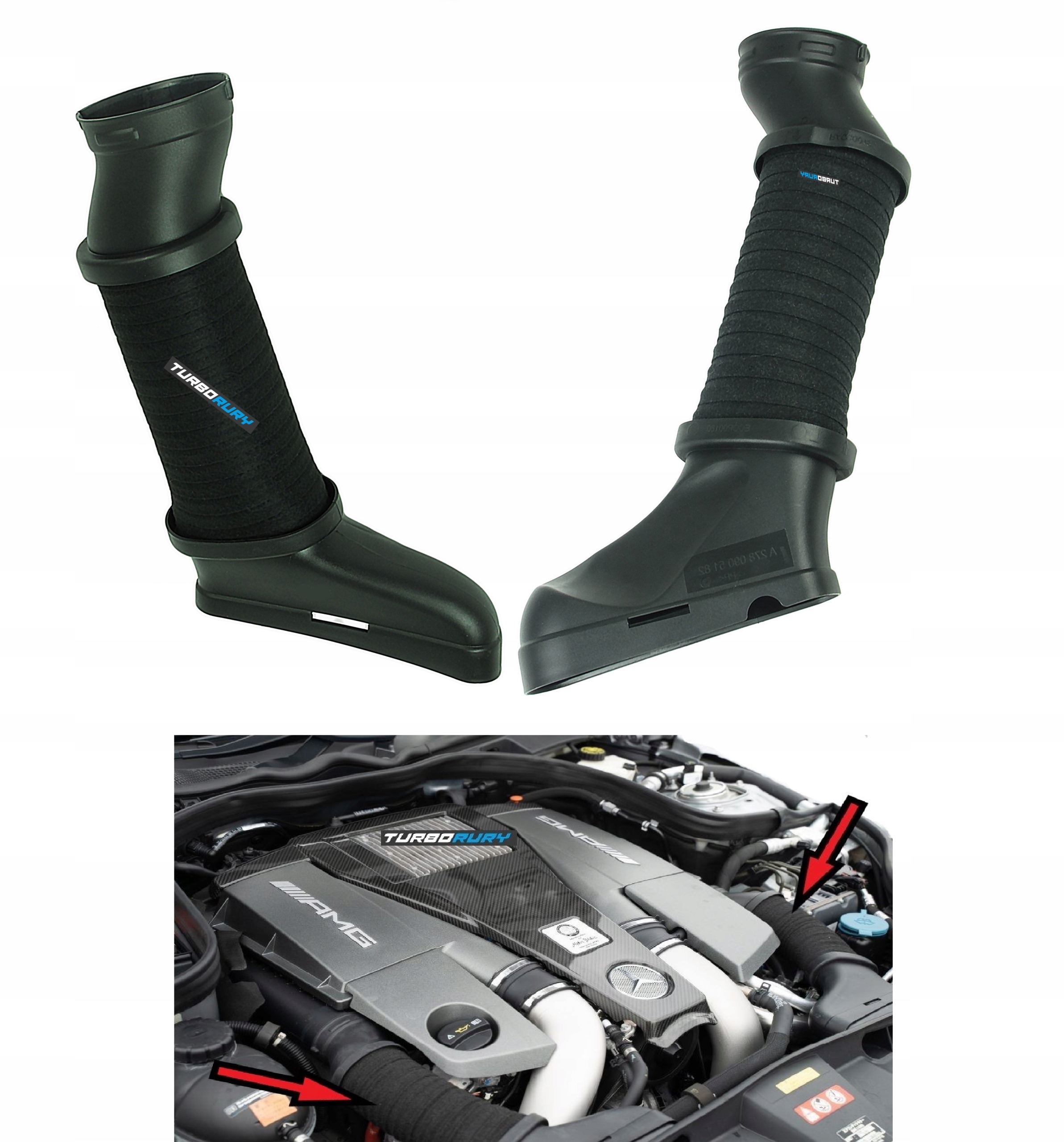 Vzduchová Hadice Mercedes W212 S212 Cls C218 A2780905182 A2780902082 P L