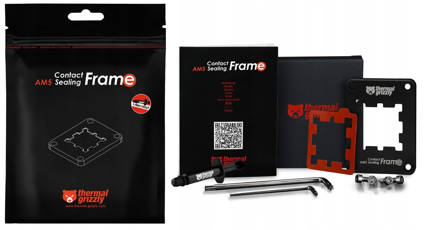 Ramka kontaktowa Thermal Grizzly Contact Sealing Frame AM5