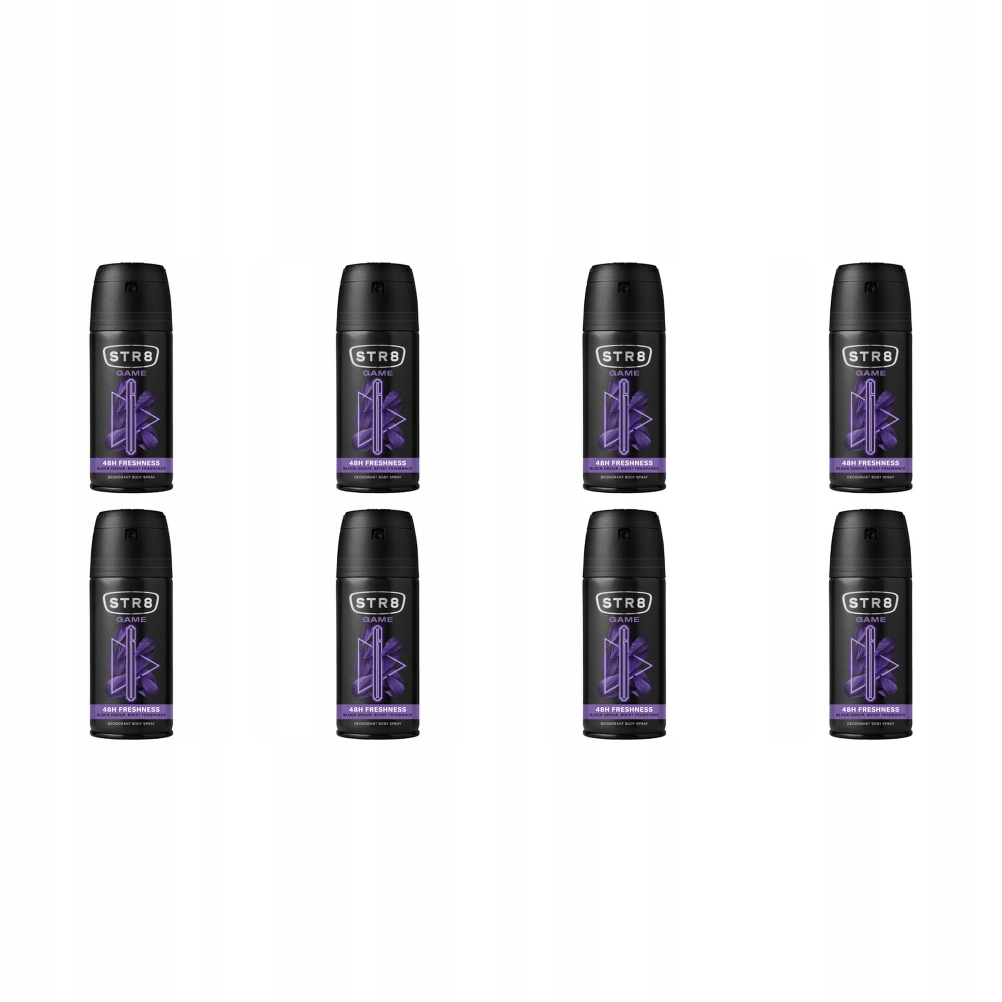 8x STR8 dezodorant w sprayu Game