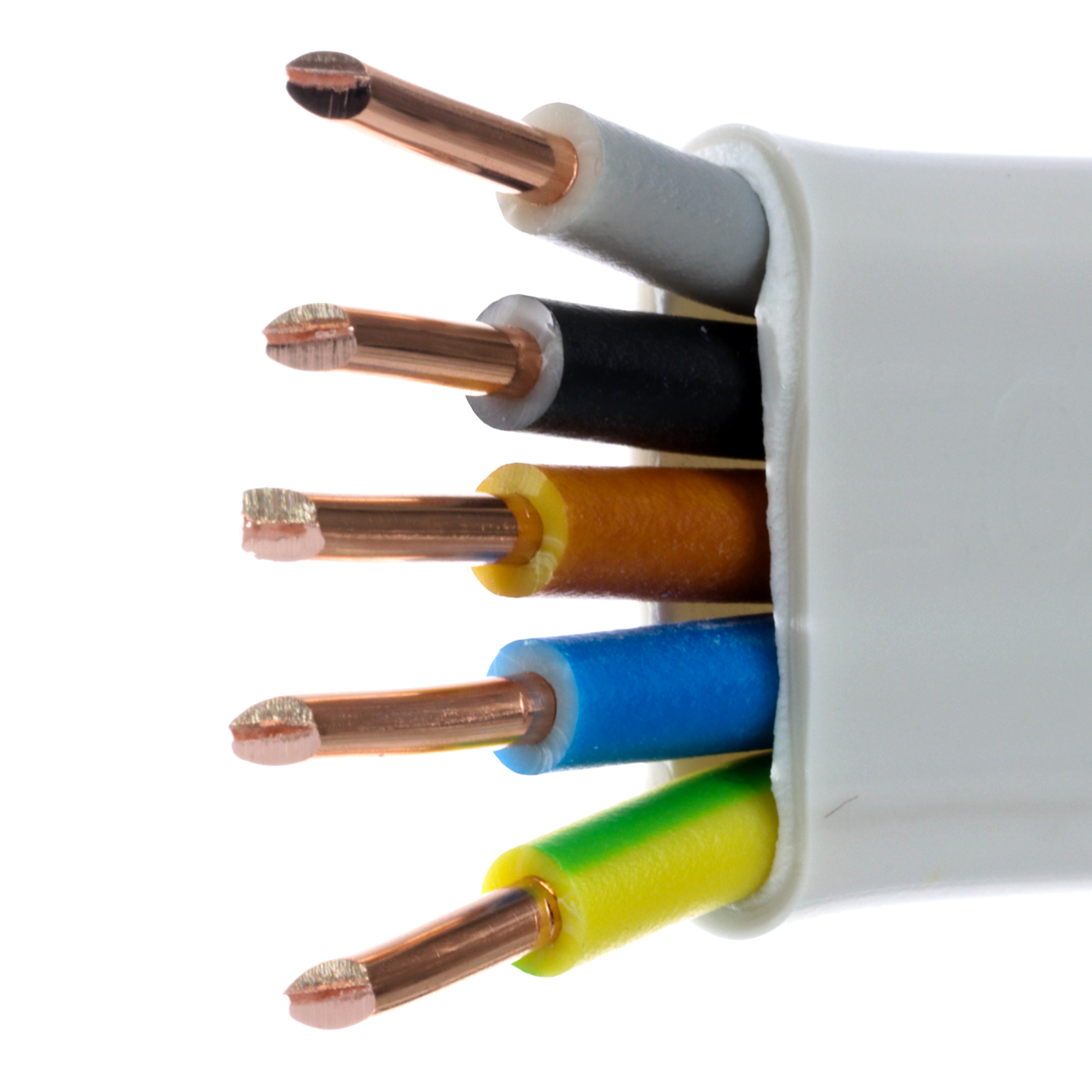 

Przewód elektryczny 5x2,5 Ydy płaski siłowy