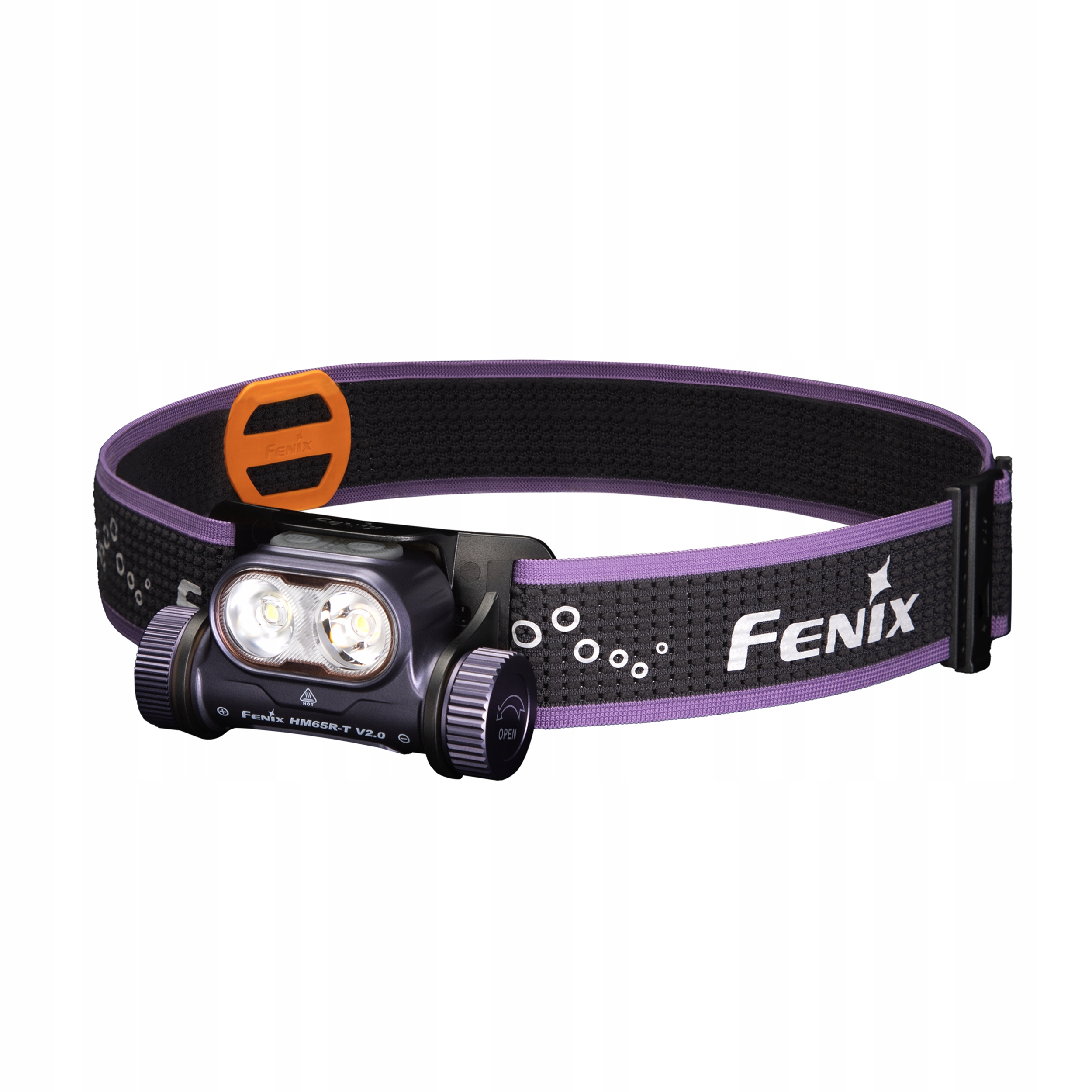 Fenix HM65R-T V2.0 Ciemnofioletowa – 1600 lm Dual Led Usb-c IP68