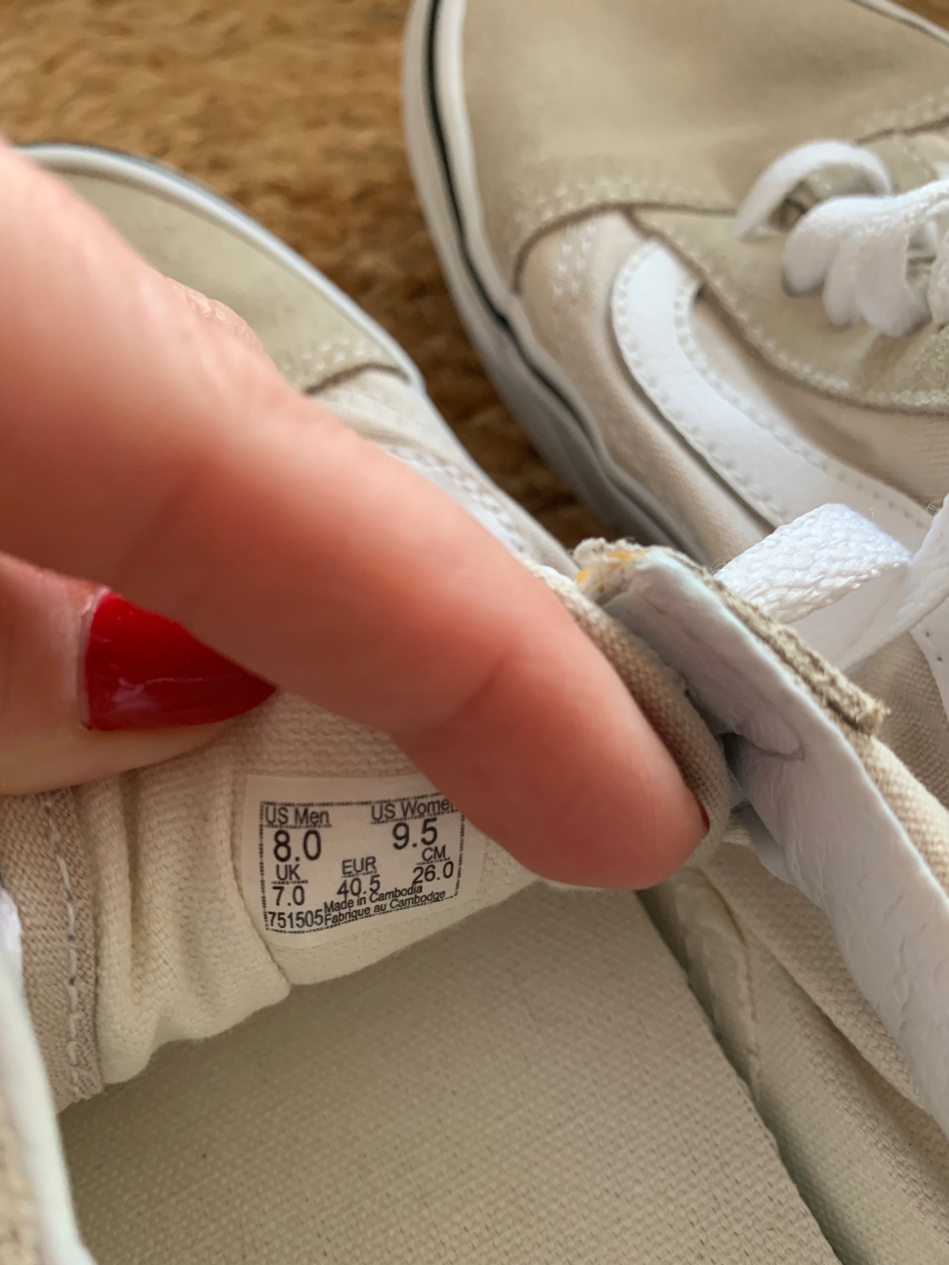 Vans nowiutkie damskie buty skóra_40 Rozmiar 40