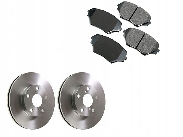 Kotouče přední brzdové destičky Toyota RAV4 II 2 2000-2005