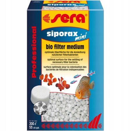 Levně Sera Siporax Mini 270g Biologická vložka do filtru