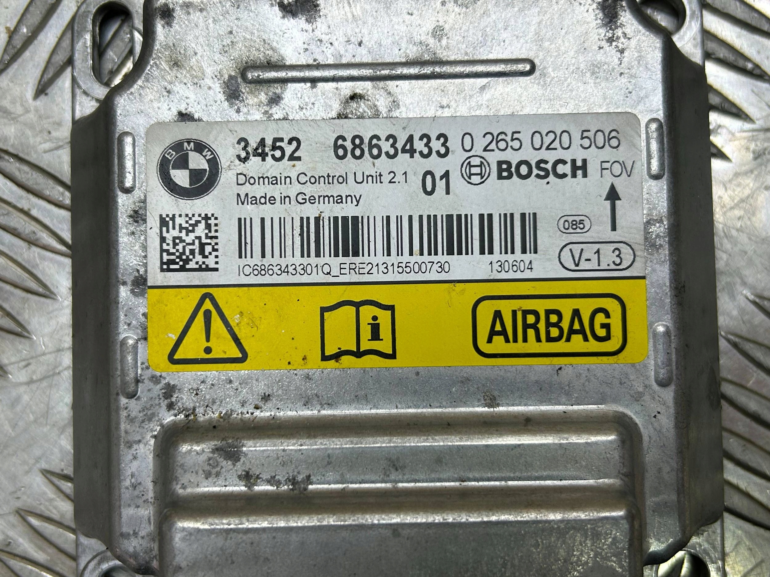 control unit / module airbag BMW 1 F20 F21 6863433