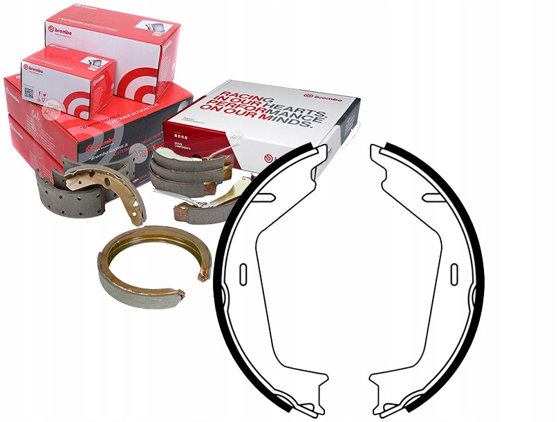 BRES 86 511 SZCZĘKA HAMULCA POSTOJOWEGO VOLVO C70