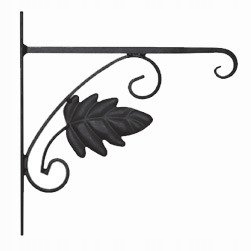 

Uchwyt kwietnika przykręcany liść czarny