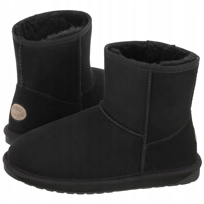 Dámské zimní kozačky Emu Austrálie Stinger Mini W10003 černé
