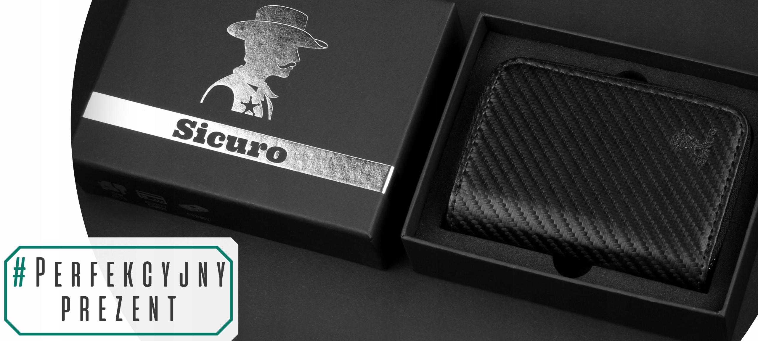 3 w 1 Etui Ochrona na Kluczyk Samochodowy Keyless RFID NFC Portfel Czarny Typ etui