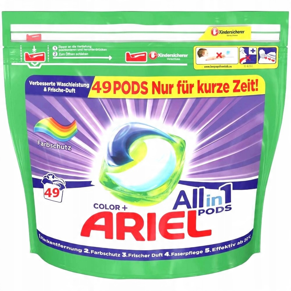 

Ariel Kolor Kapsułki AllinOne 49 prań z Niemiec