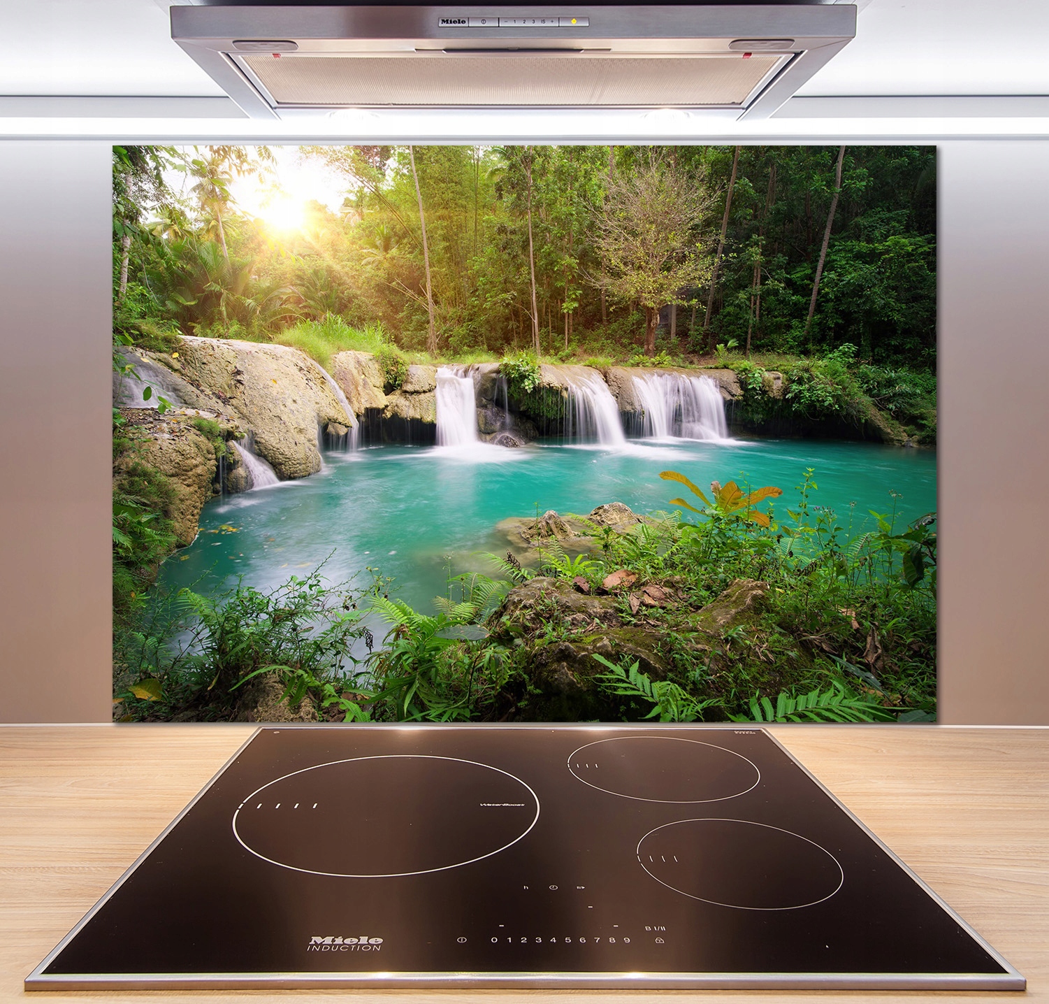 

Panel do kuchni Wodospad w lesie 100x70 cm + Klej