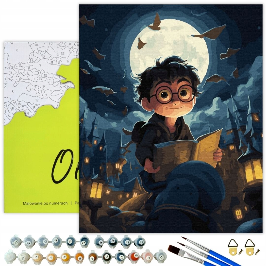 Malování Podle Čísel Harry Potter Obrázky k malování podle čísel s rámečkem