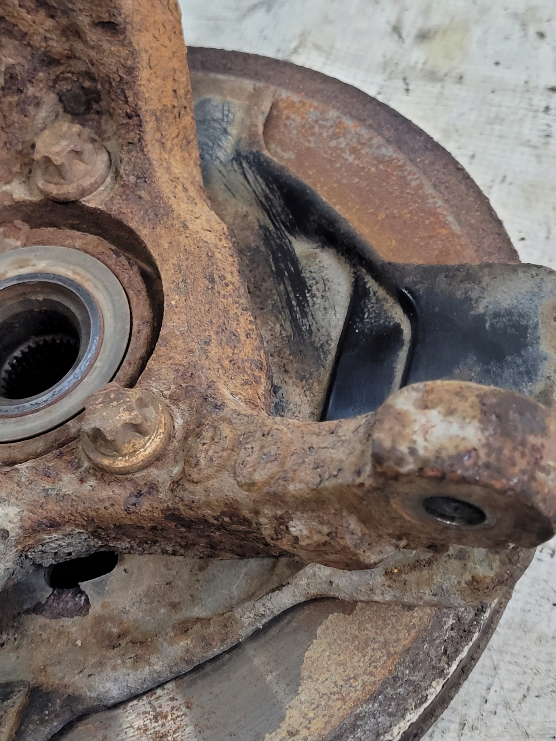 swing caliper brake right front OPEL ASTRA G II 02r. 2.0DTI