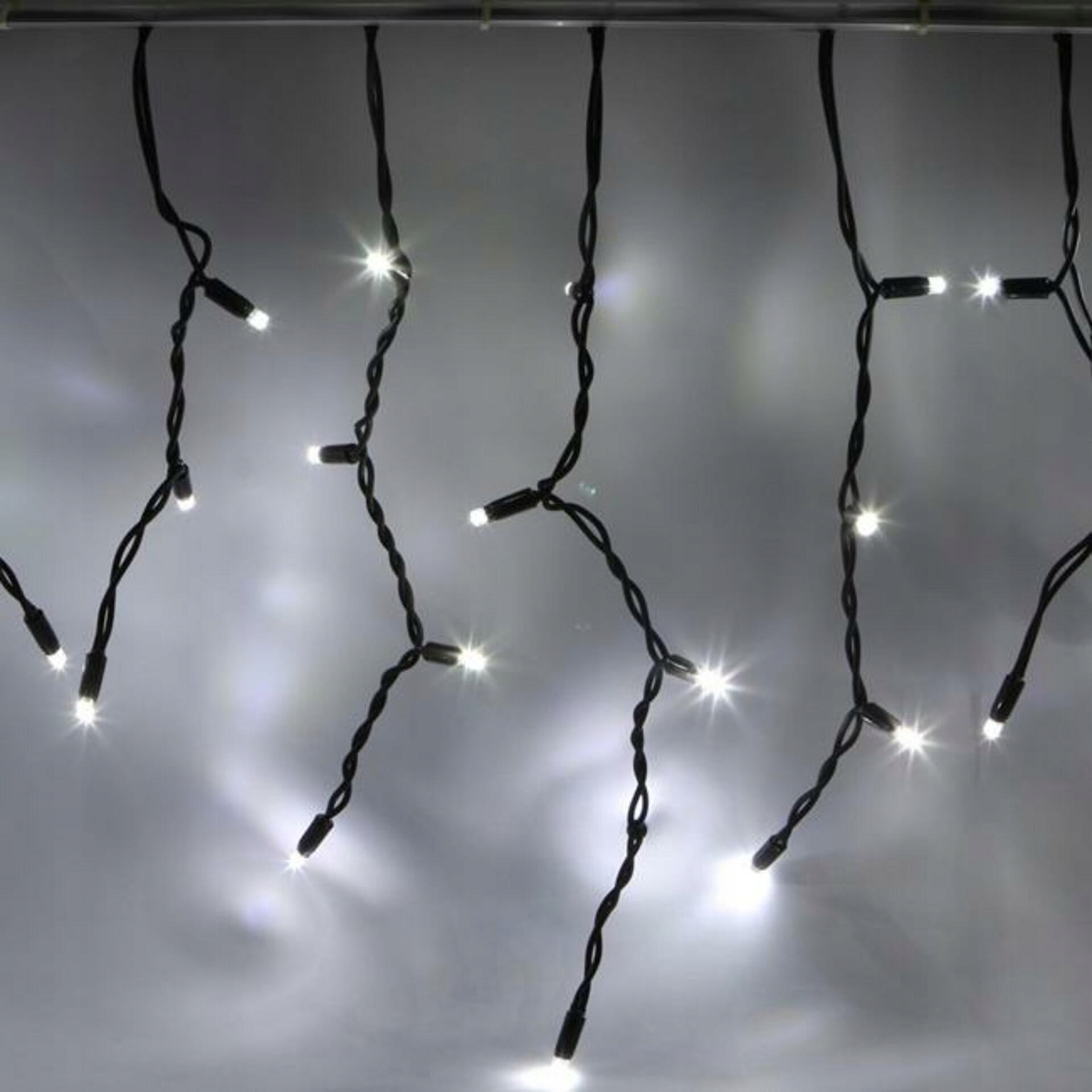 DecoLED Led světelné krápníky, 3x0,5m, ledově bílá, 114 diod, IP67 ILNX1305