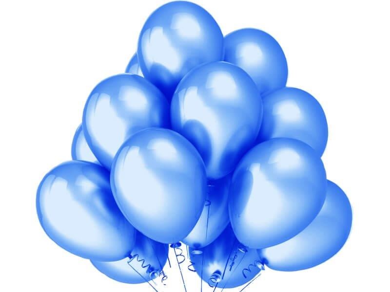 

Balony metaliczne blue 10'' - 100szt