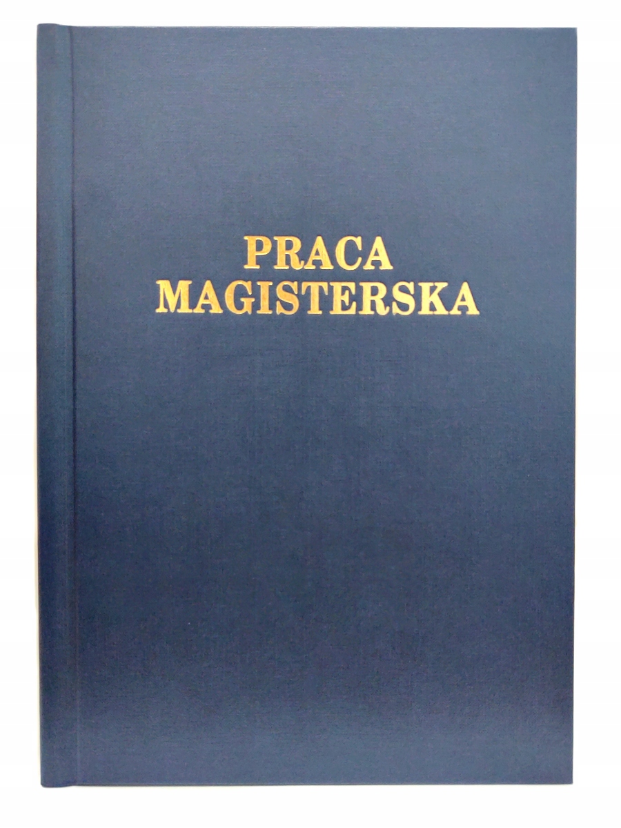 OKŁADKA Kanałowa AA 5mm Oprawa PRACA MAGISTERSKA Granat