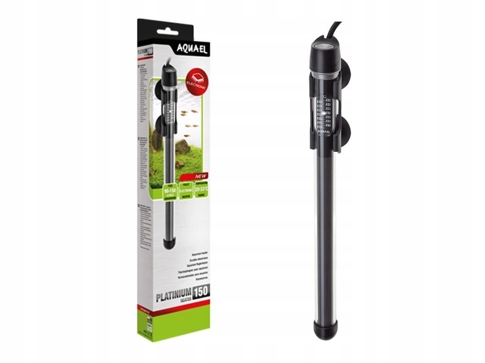 Levně Aquael Skleněný ohřívač Platinium 150 W