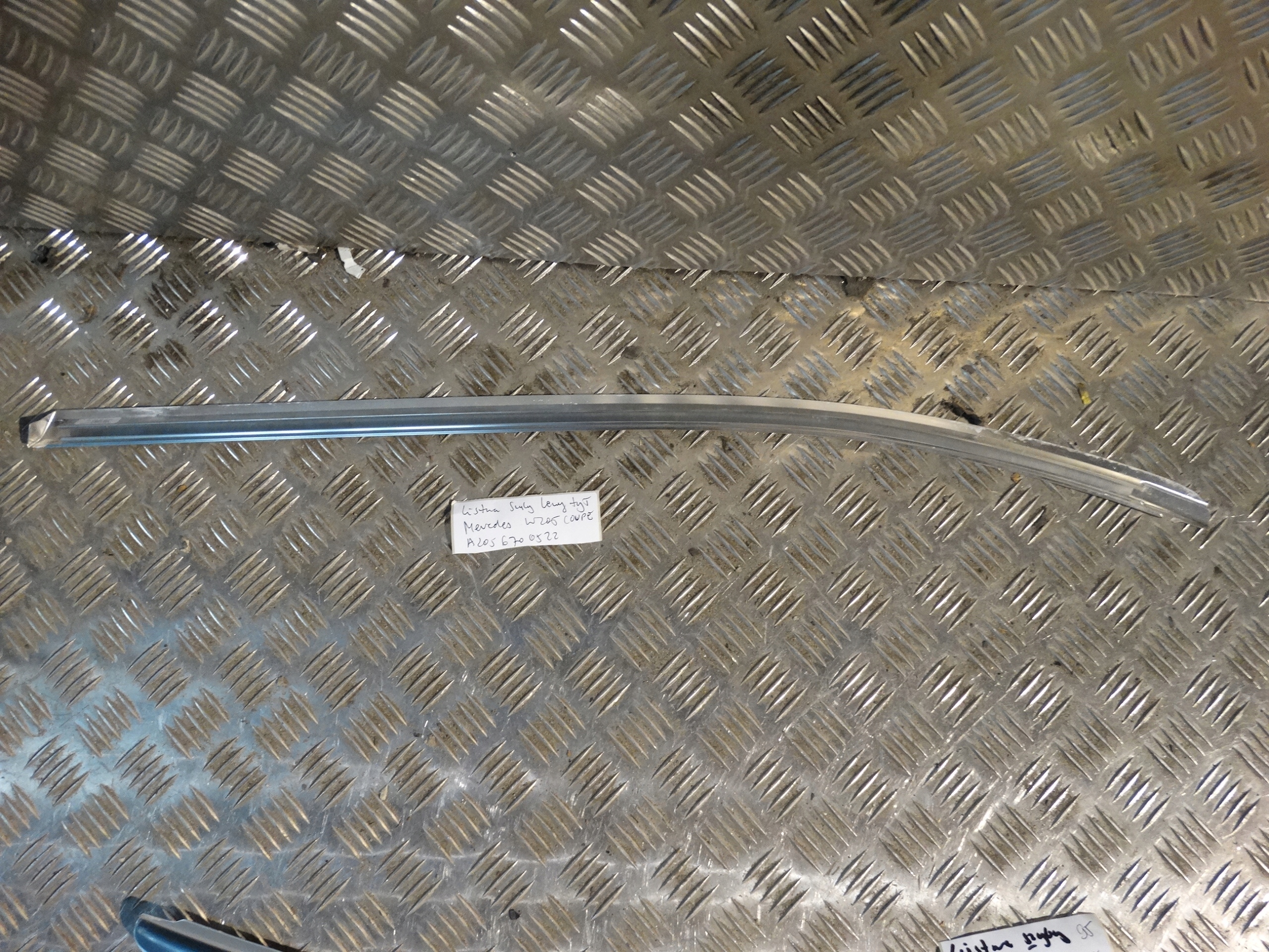IDEAL moulding windows left rear part MERCEDES W205 COUPE 1