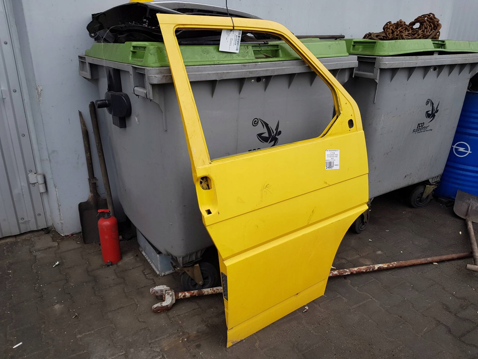 door right front VOLKSWAGEN TRANSPORTER 2,5 TDI