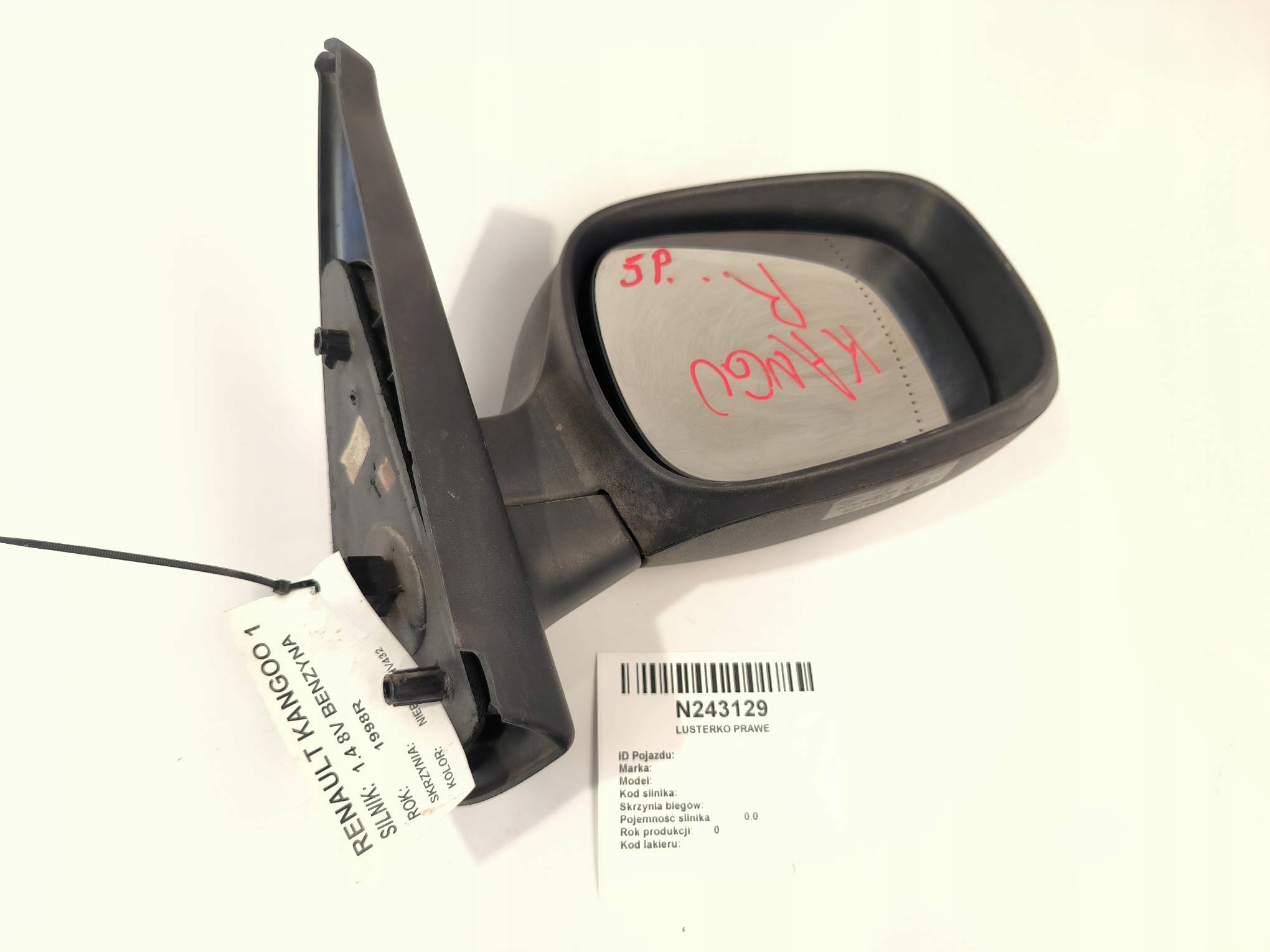SPECCHIETTO RETROVISORE Destro RENAULT KANGOO