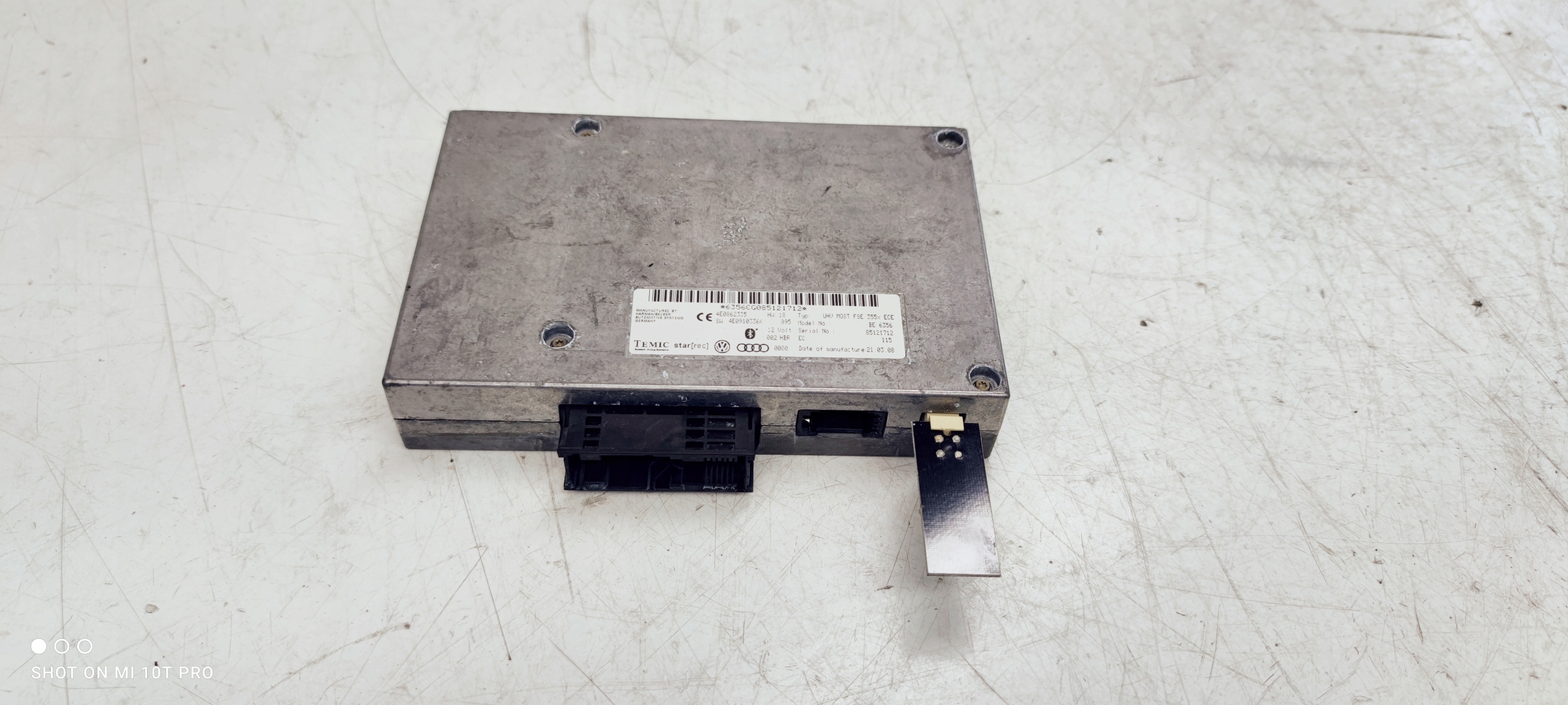 MODUL STEROWNIK BLUETOOTH AUDI A4 A5 A6 4E0862335