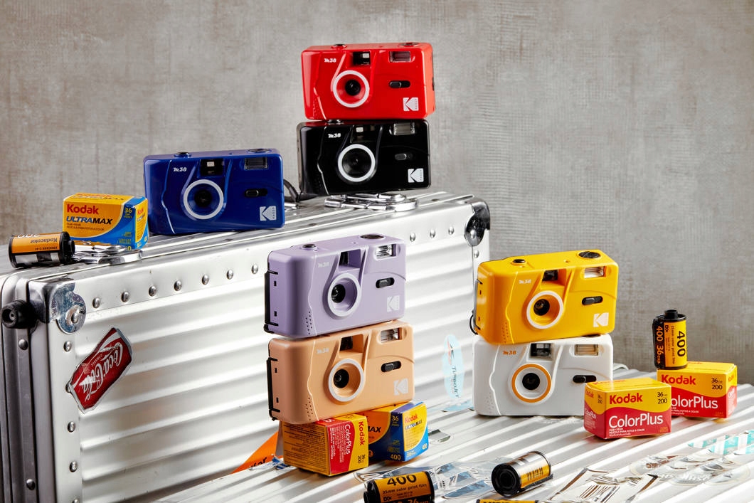 KODAK M38 Aparat Analogowy na film 35mm + Lampa Marka Kodak