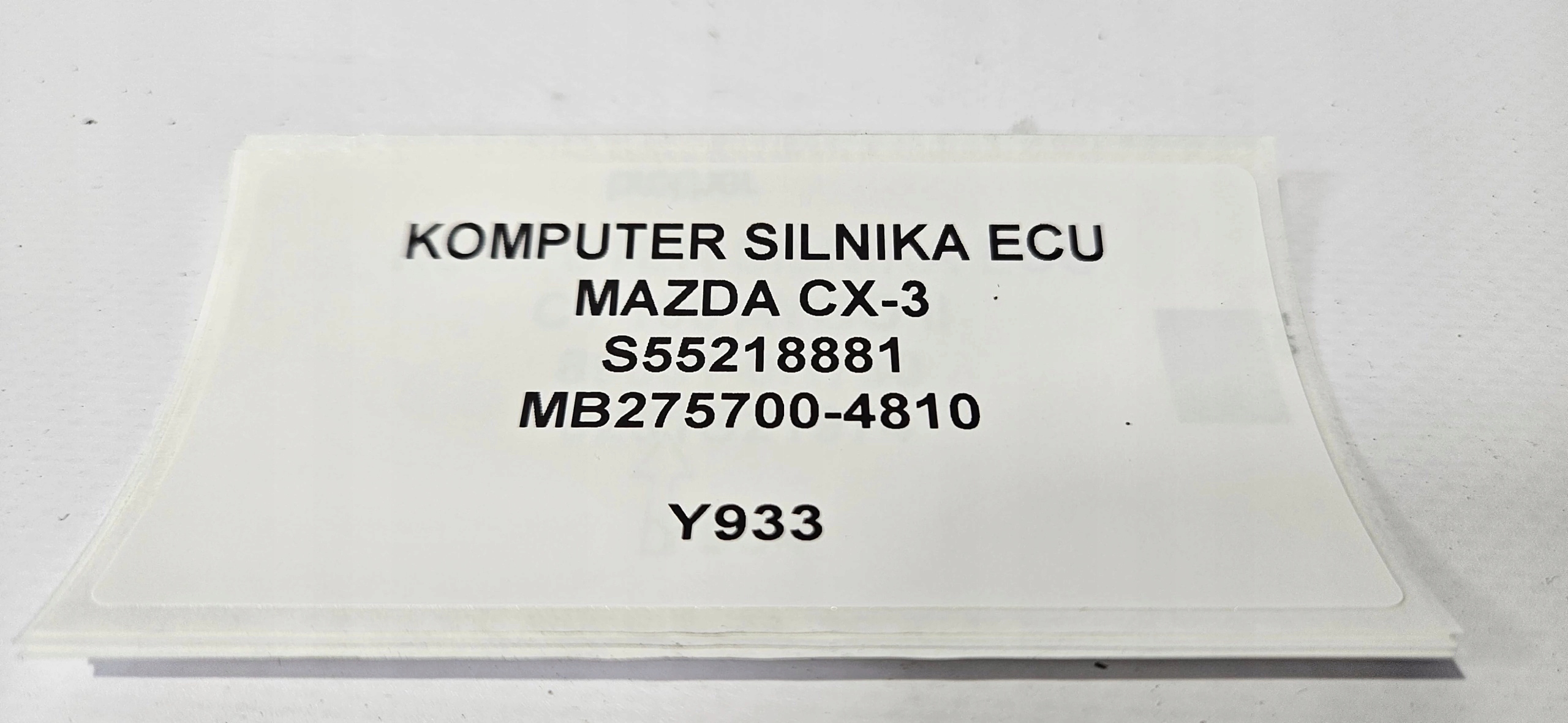 computer Motore ECU MAZDA CX-3 CX3 S55218881
