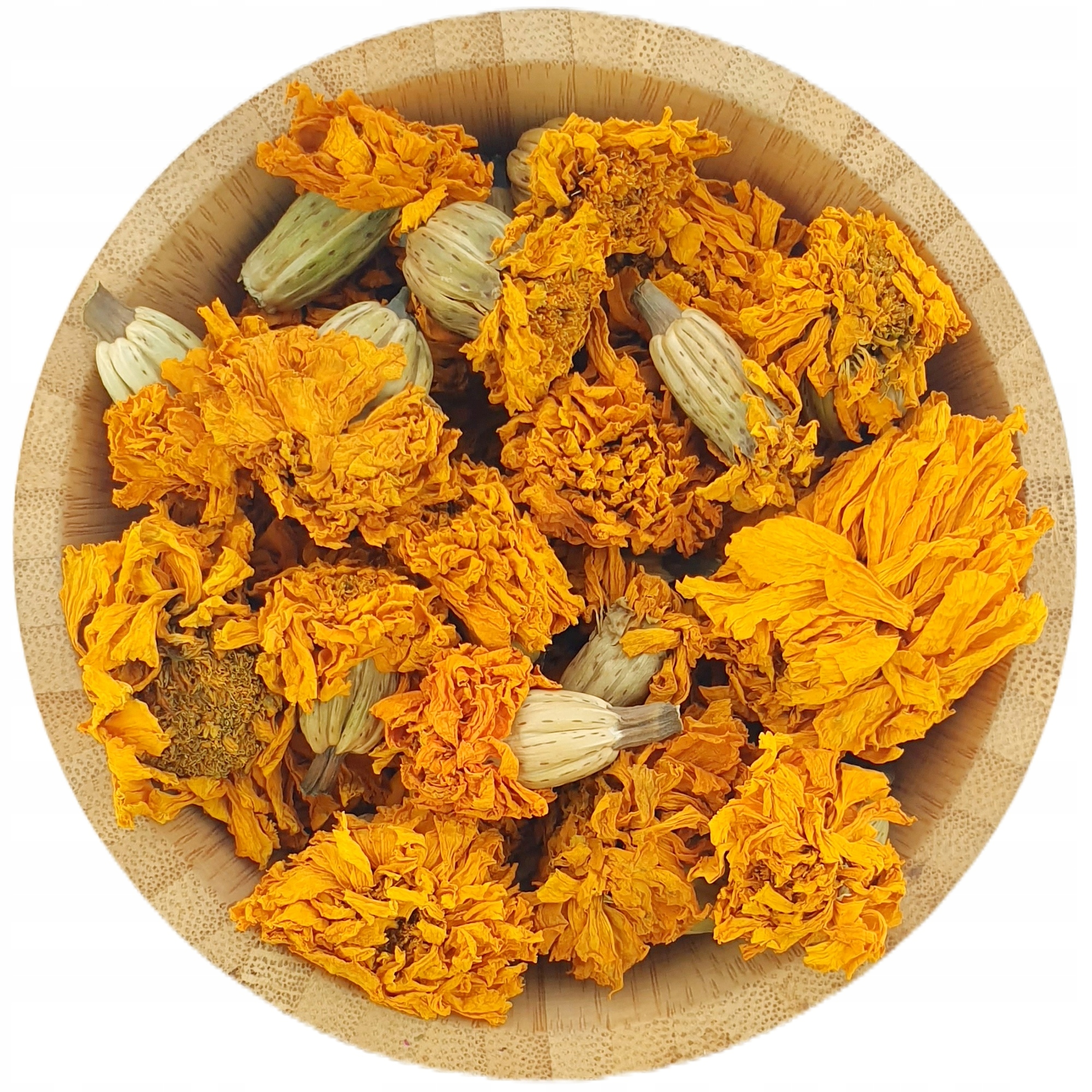 Levně Sušená Aksamitka 250 g Jedlé květy Sametky Tagetes Bylinný dvůr