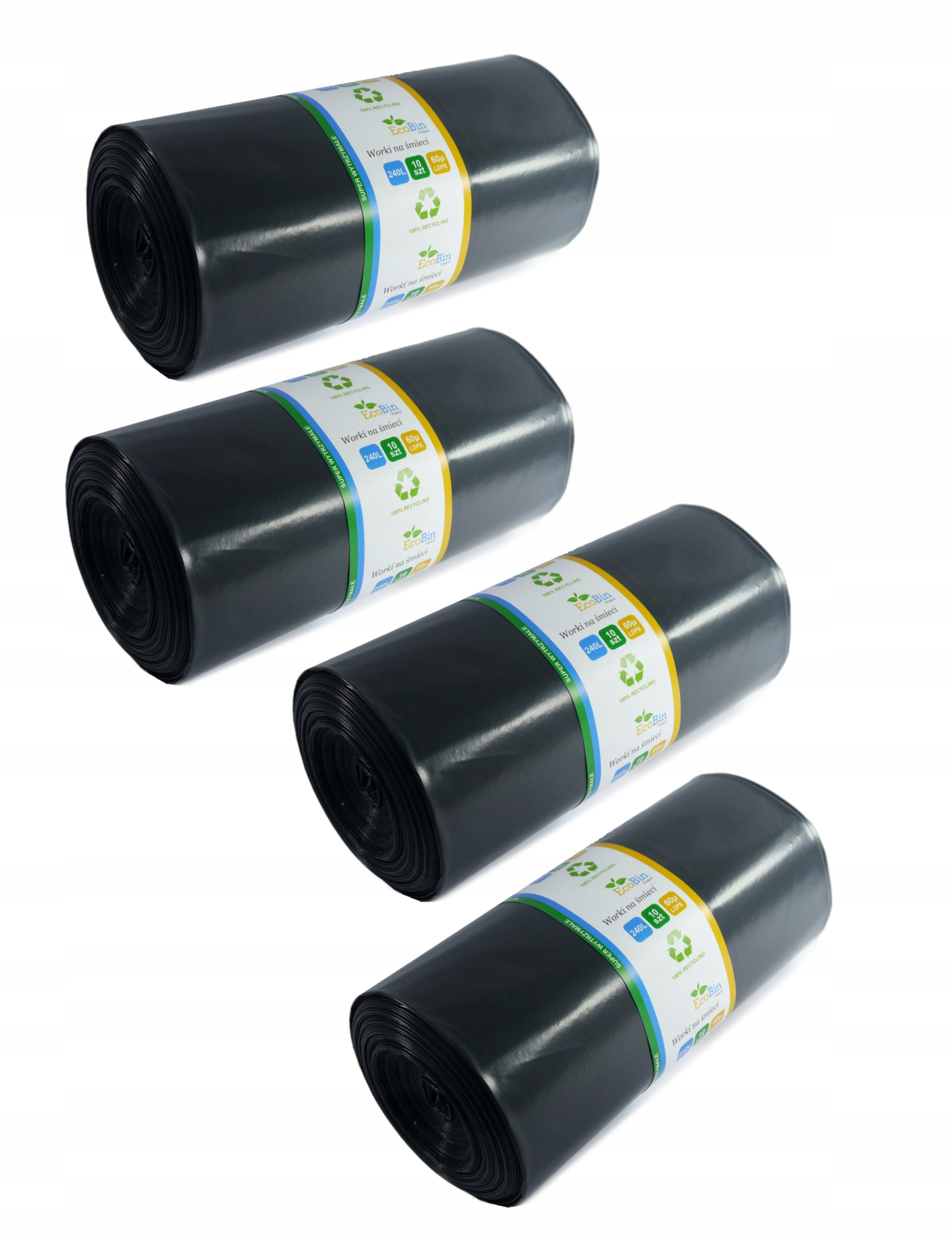 

Worki na gruz budowlane 240L czarne 40szt