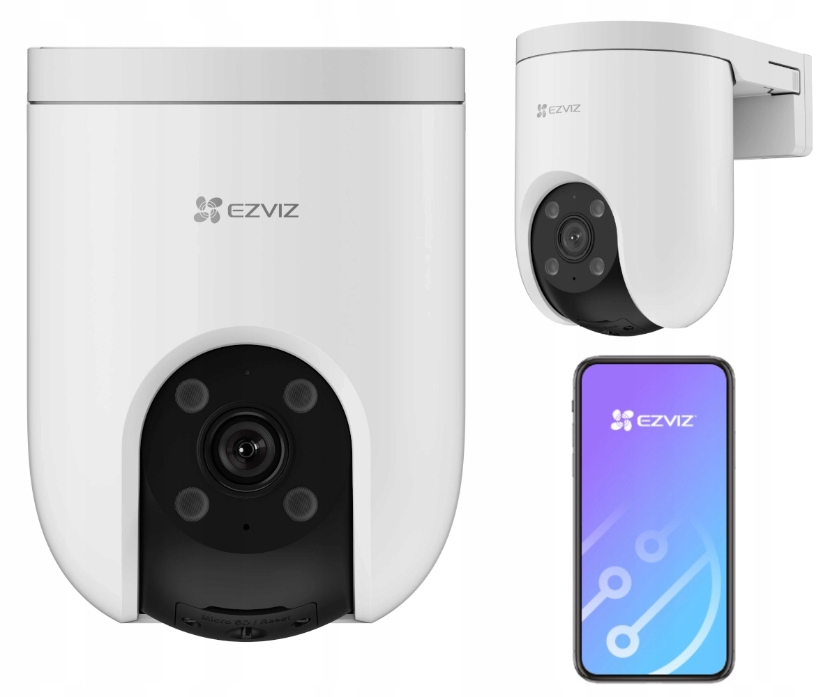 Kamera zewnętrzna Ip Ezviz H8C PoE 2K Obrotowa Śledzenie Detekcja ludzi