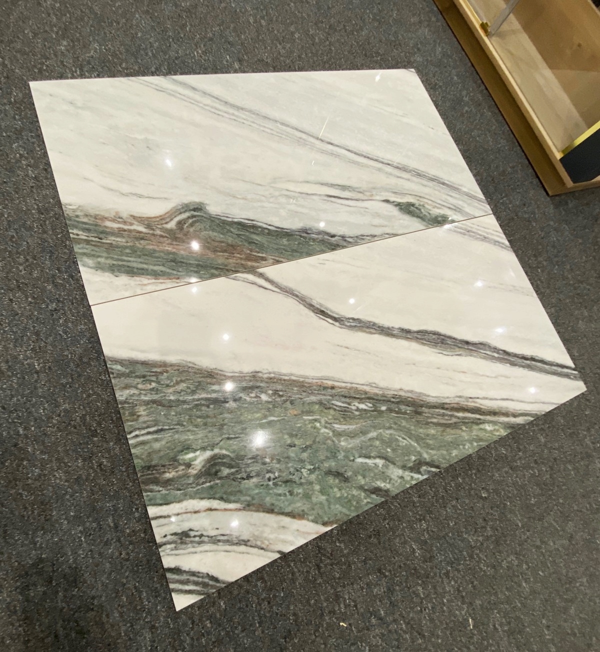 Gres płytka 60x120 Argenta Green Stone Lux