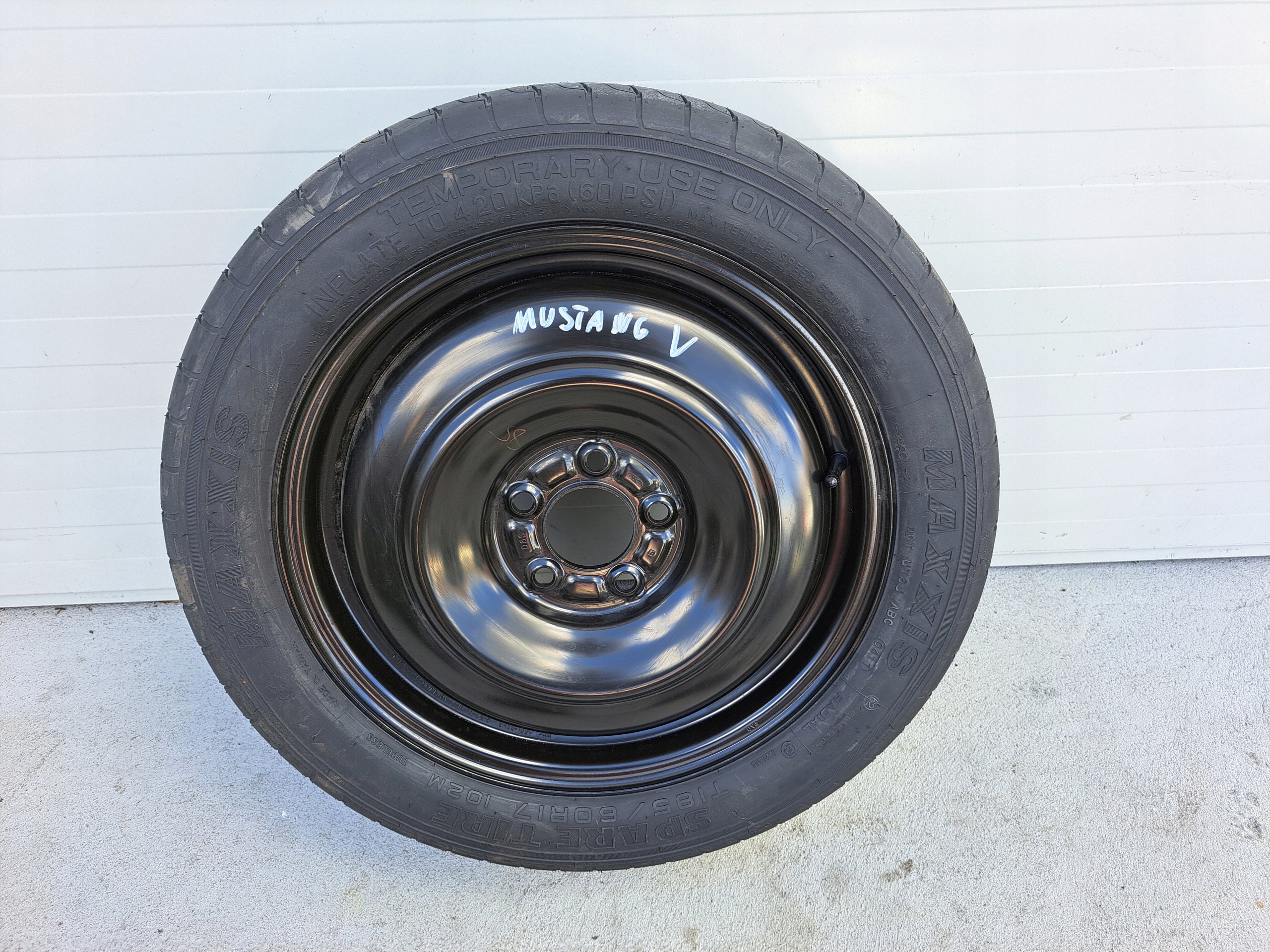 MUSTANG V 10-14 ЗАПАСНЕ КОЛЕСО 17 