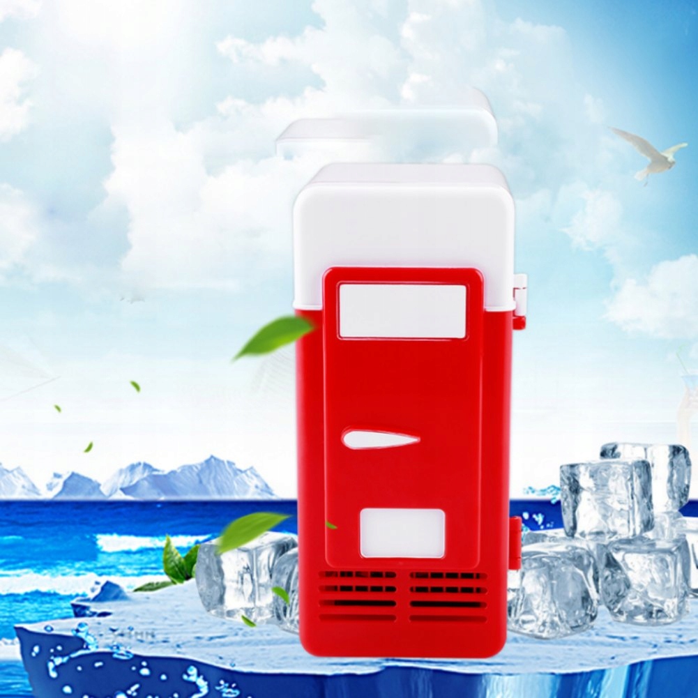 MINI LODÓWKA DRINK COOLER CIEPLEJ SAMOCHÓD USB Marka inna marka