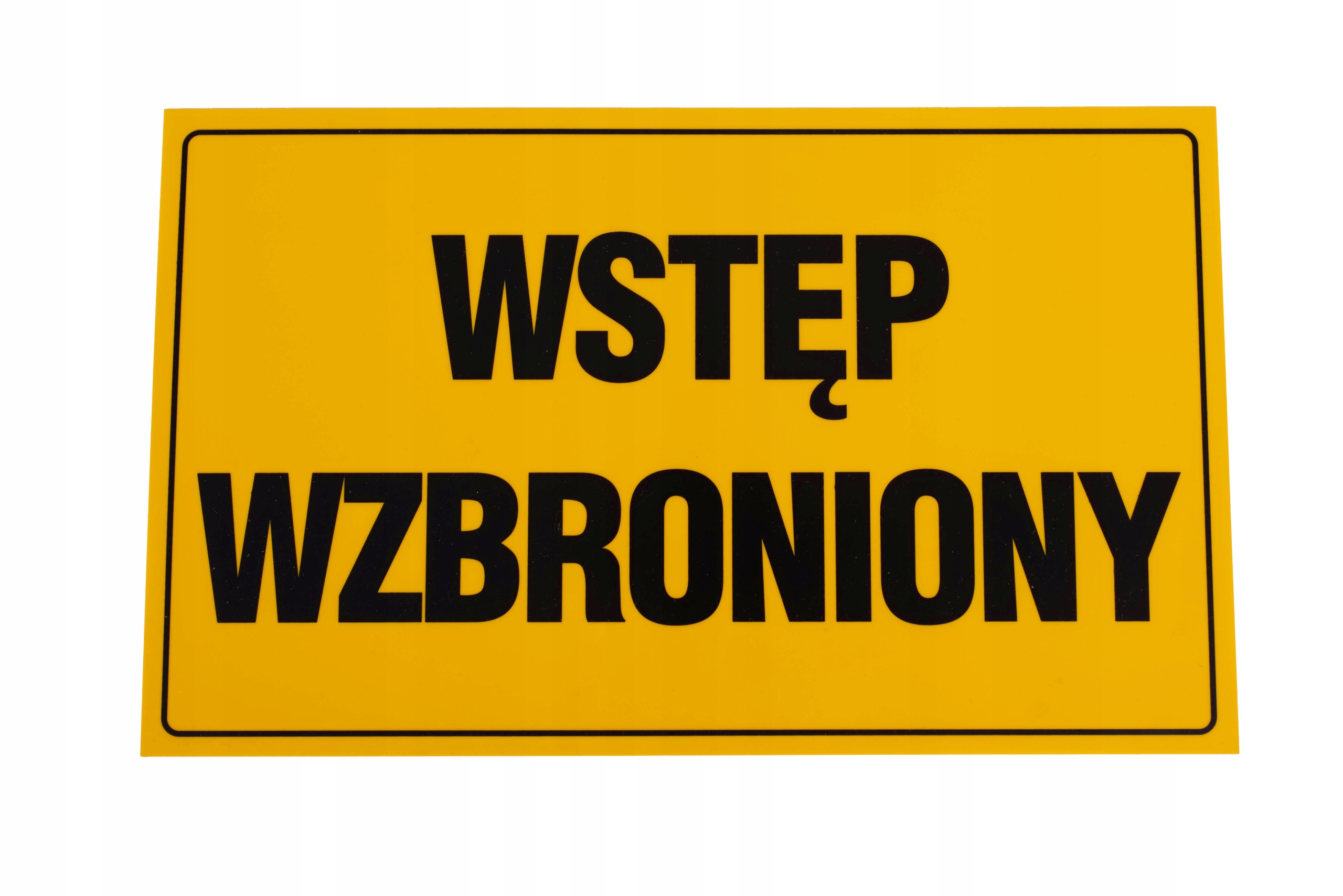 Tabliczka WSTĘP WZBRONIONY 20x33