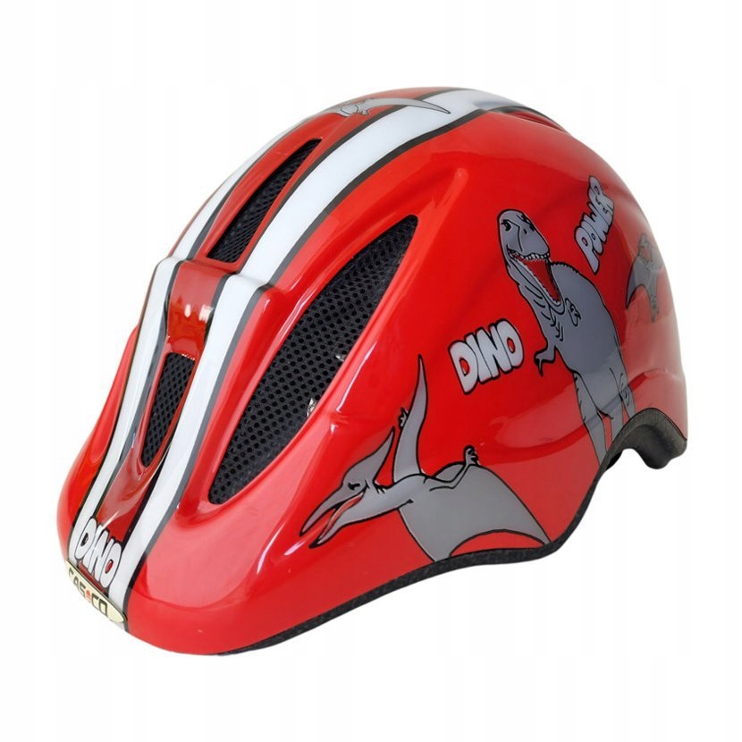Kask Casco Run Dino czerwony, S 47-52cm