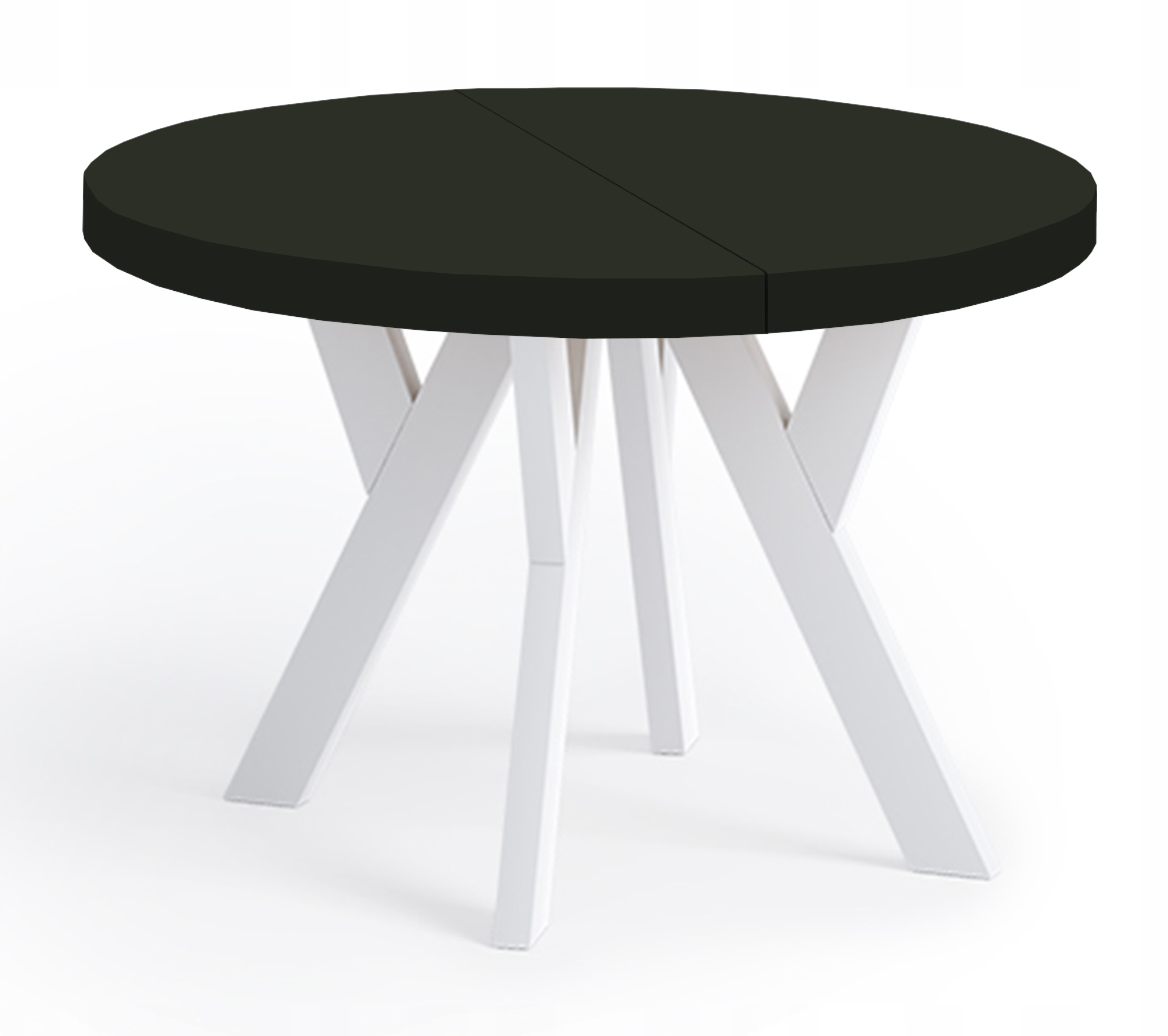 OKRĄGŁY STÓŁ 100/200 rozkładany LOFT PERO Szerokość mebla 100 cm